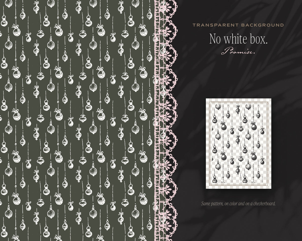 Winter Holiday Seamless Pattern Bundle, no white box
