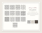 Library & Letters Seamless Pattern Bundle, all the patterns