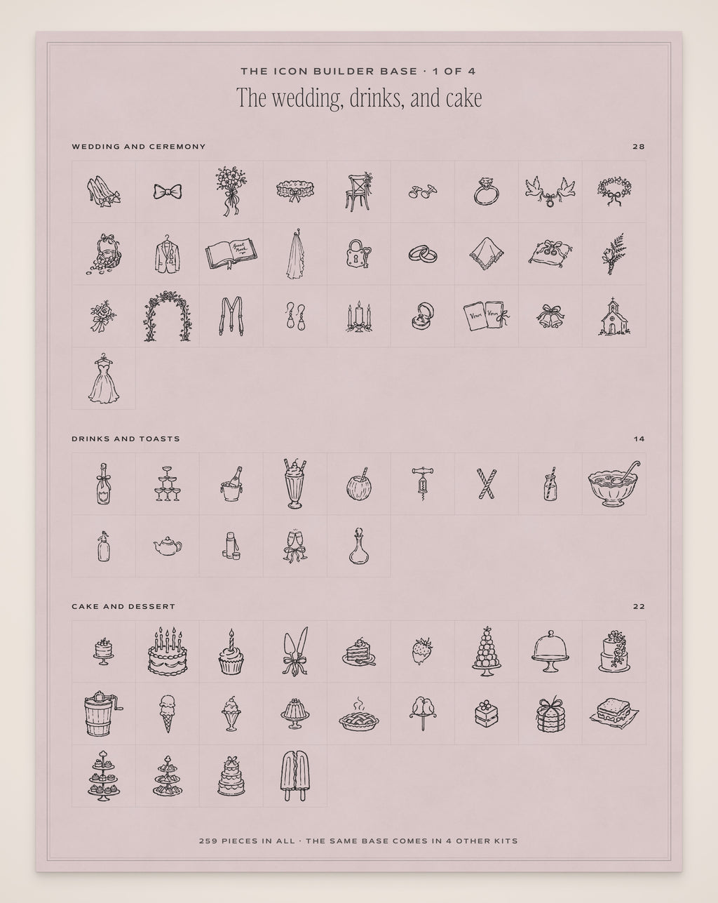 The Occasions Invitation & Sign Builder Kit, icon base 1