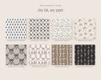 Bows & Ribbons Seamless Pattern Bundle, any ink, any paper