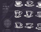 Tea Party & Picnic Seamless Pattern Bundle, up close