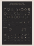 The Supper Club Invitation & Sign Builder Kit, supper club pieces 1