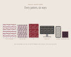 Theater & Art Deco Seamless Pattern Bundle, six sizes
