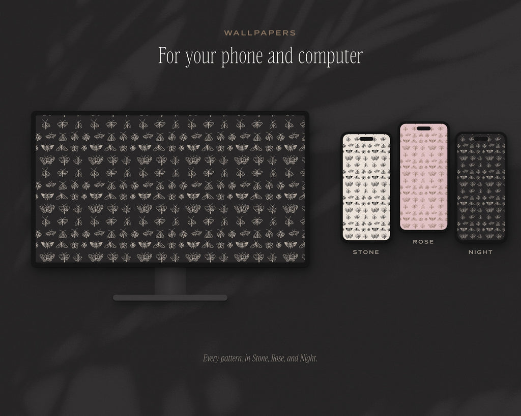 Garden & Woodland Seamless Pattern Bundle, wallpapers