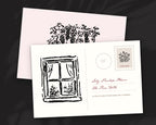 English Garden Doodle Pack, postcard