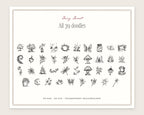 Fairy Forest Doodle Pack, everything in the set