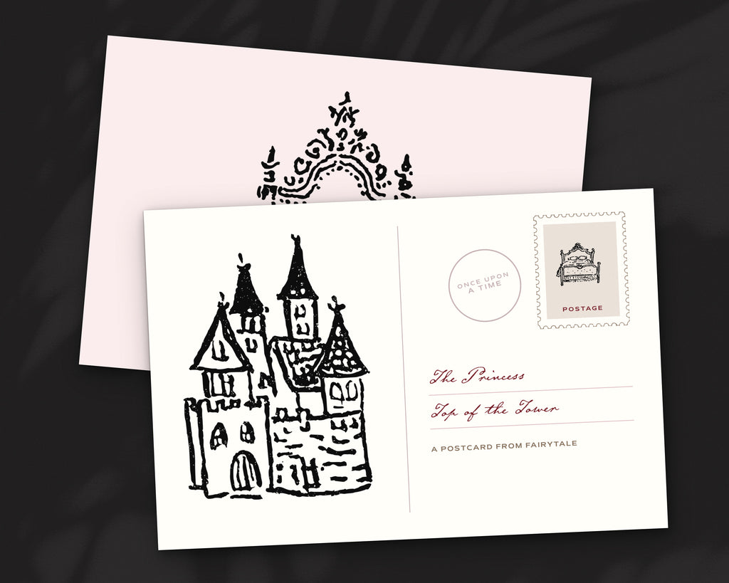Fairytale Doodle Pack, postcard