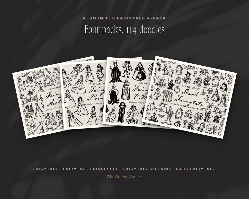 Fairytale Doodle Pack, also in the bundle