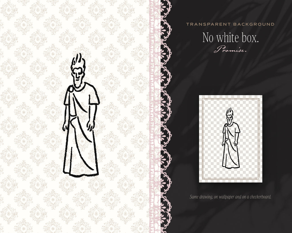 Fairytale Villains Doodle Pack, no white box