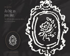 Frames & Mirrors Doodle Pack, up close