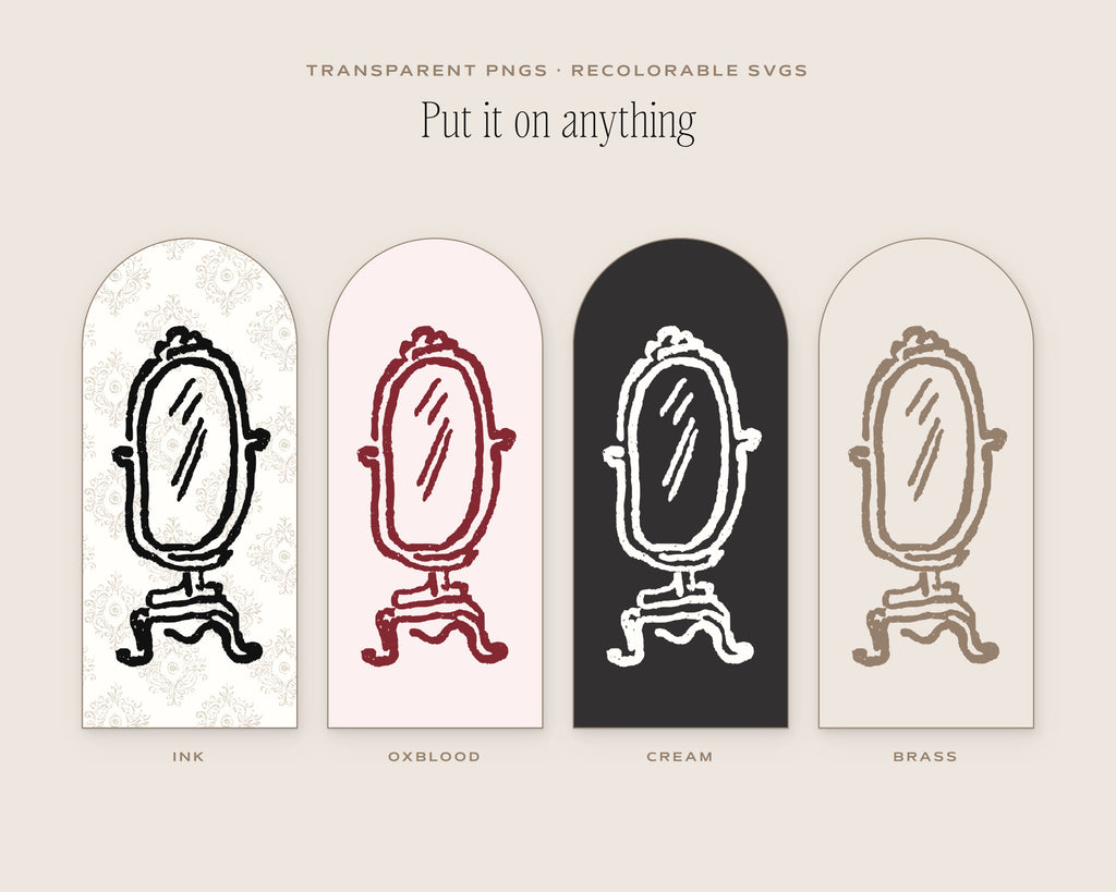 Frames & Mirrors Doodle Pack, put it on anything