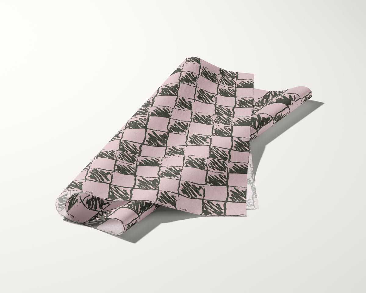 Gingham & Checks Seamless Pattern Bundle, tissue paper