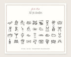 Girls Trip Doodle Pack, everything in the set