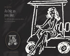 Golf Girlies Doodle Pack, up close