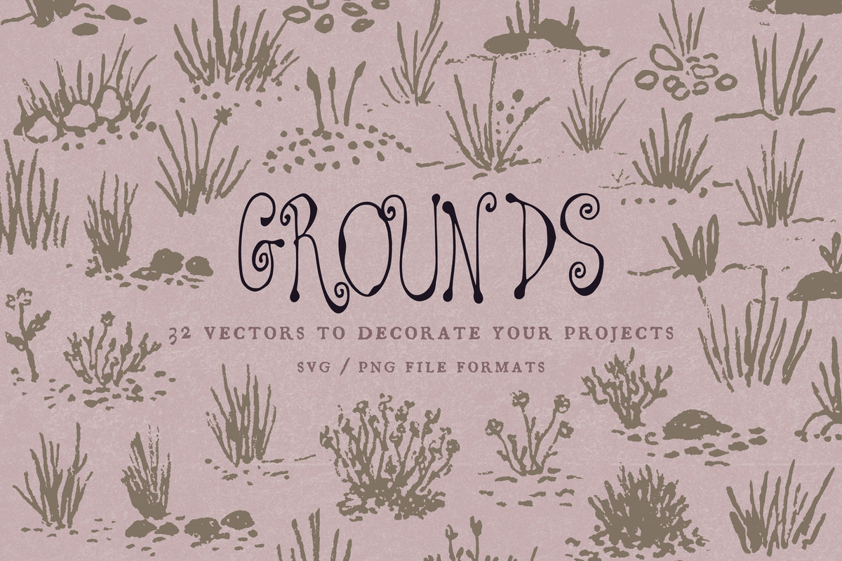 Grass & Ground Design Assets, preview 1