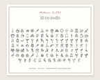 Halloween 4-Pack Doodle Bundle, everything in the set