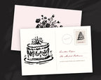 Halloween Ball Doodle Pack, postcard