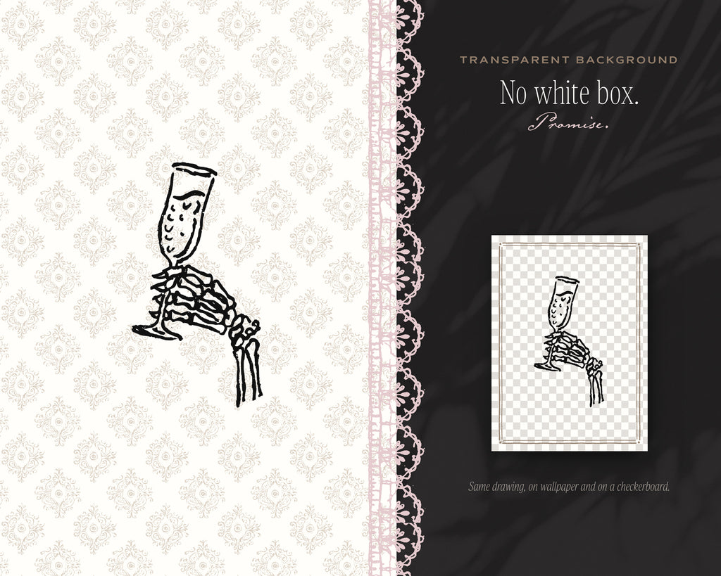 Halloween Party Doodle Pack, no white box