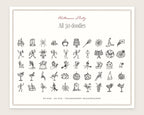 Halloween Party Doodle Pack, everything in the set