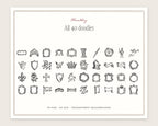 Heraldry Doodle Pack, everything in the set