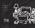 Home Life 4-Pack Doodle Bundle, up close