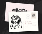 Home Life 4-Pack Doodle Bundle, postcard