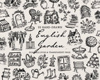 English Garden Doodle Pack, preview 1