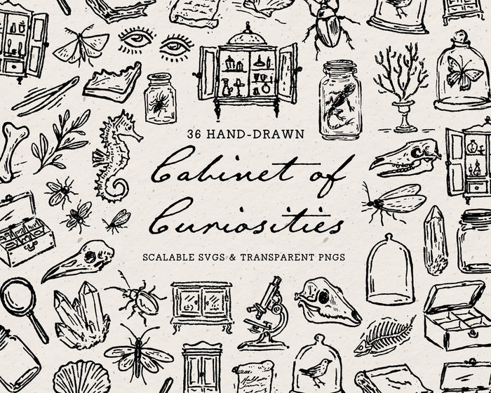 Cabinet of Curiosities Doodle Pack