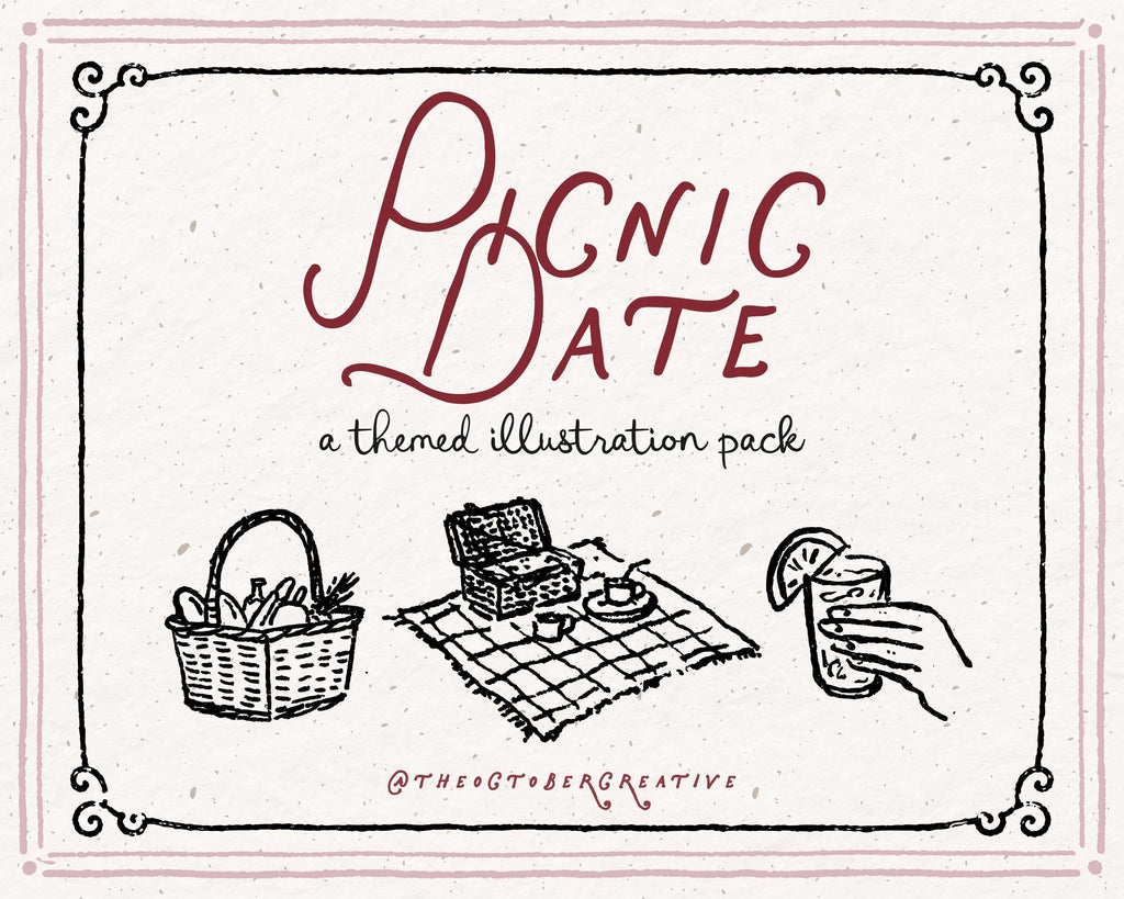Picnic Doodle Pack, preview 2