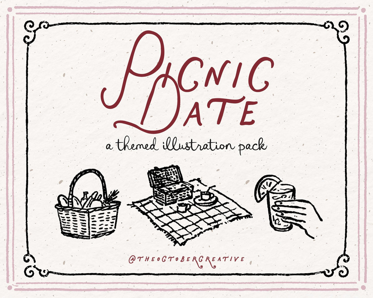 Picnic Doodle Pack, preview 2