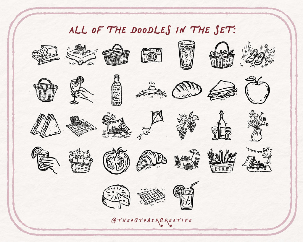Picnic Doodle Pack, preview 5
