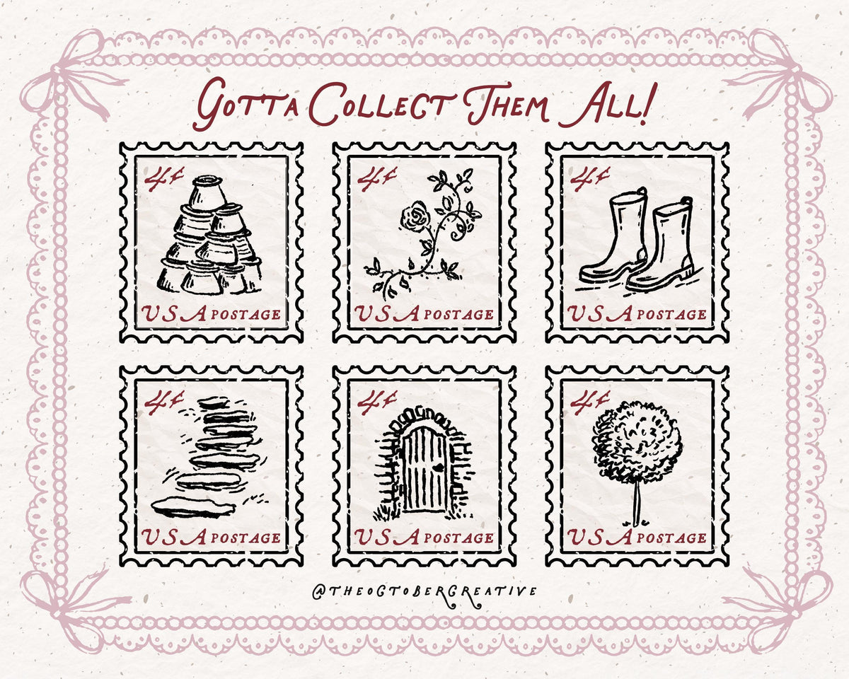 English Garden Doodle Pack, preview 6