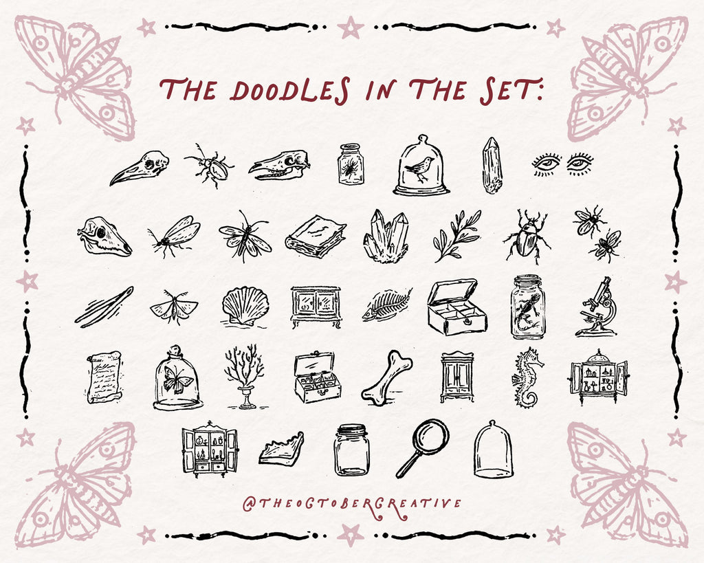 Cabinet of Curiosities Doodle Pack, preview 5