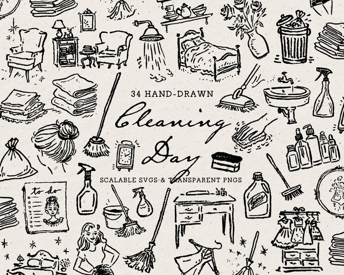 Cleaning Day Doodle Pack