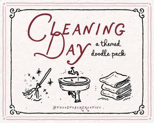 Cleaning Day Doodle Pack, preview 2