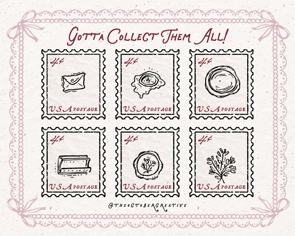 Vintage Post Doodle Pack, preview 6