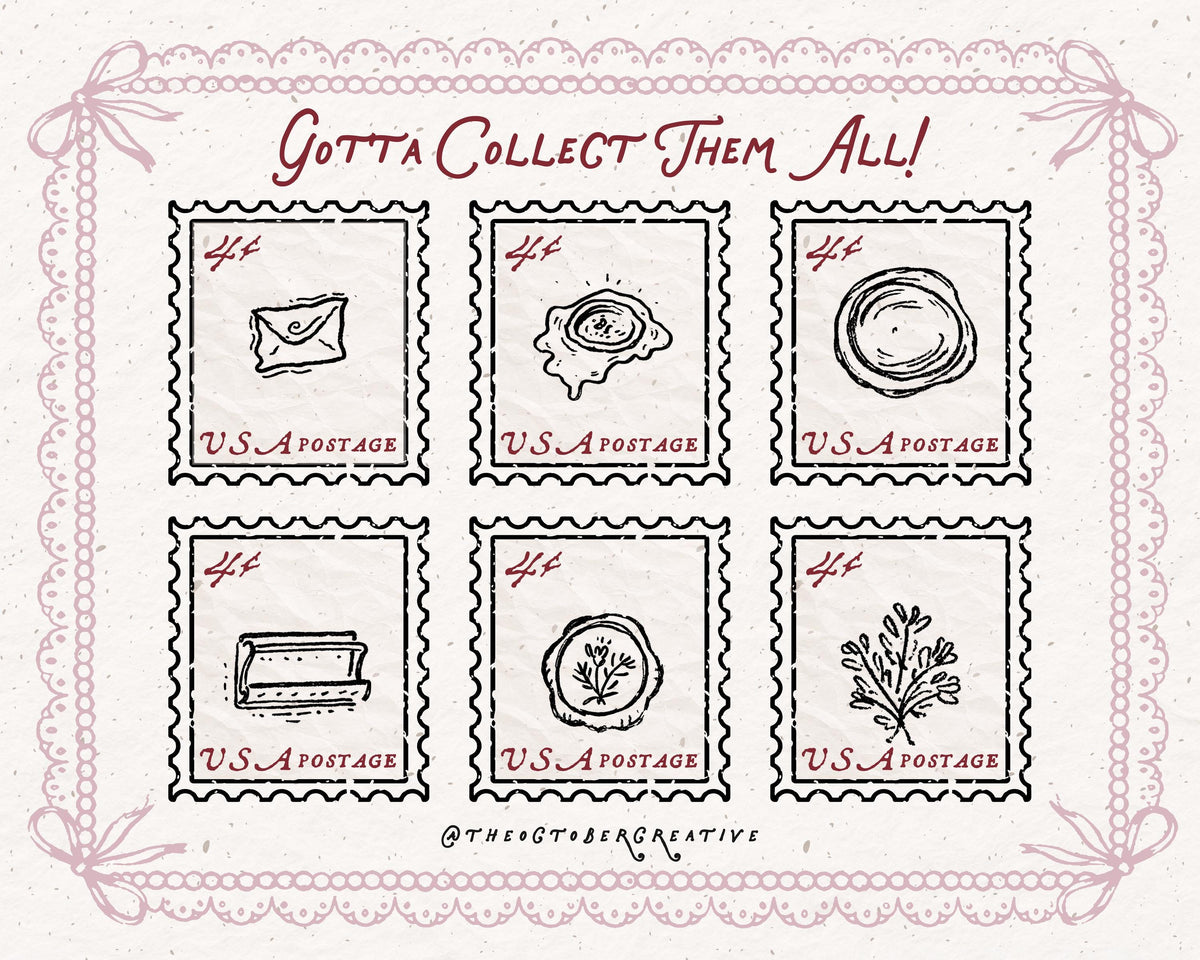 Vintage Post Doodle Pack, preview 6