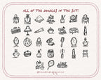 Vintage Vanity Doodle Pack, preview 5
