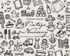 Vintage Nursery Doodle Pack, preview 1