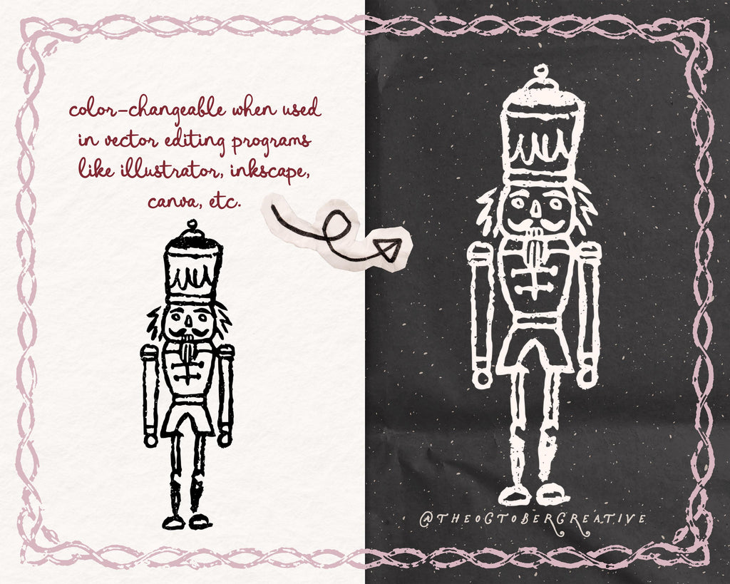 Vintage Nursery Doodle Pack, preview 2