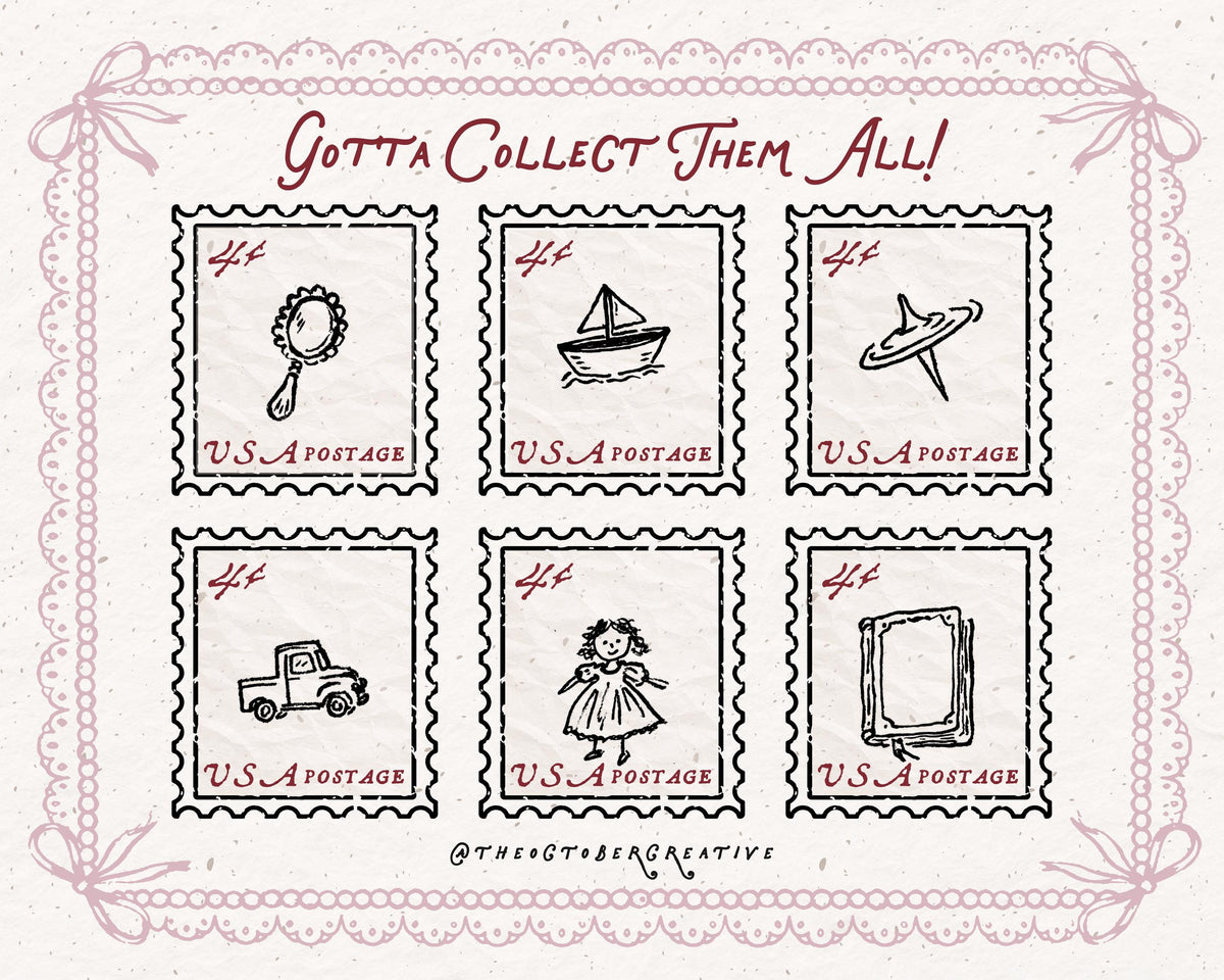 Vintage Nursery Doodle Pack, preview 6