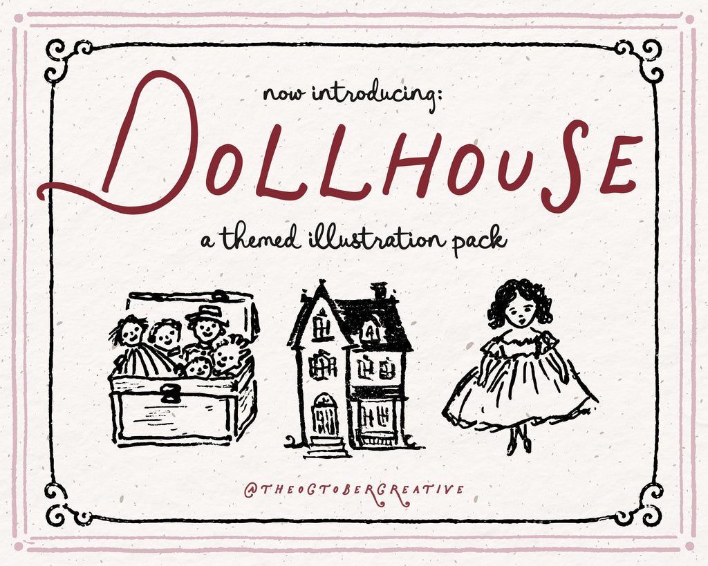 Dollhouse Doodle Pack, preview 2