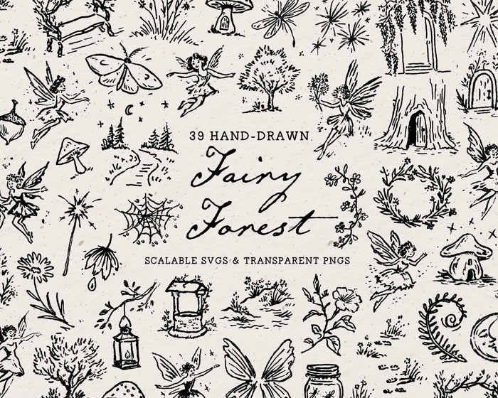 Fairy Forest Doodle Pack