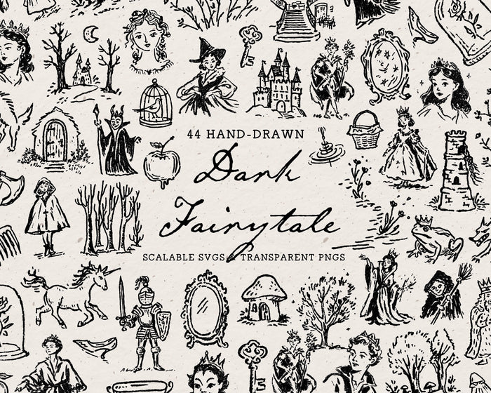 Dark Fairytale Doodle Pack