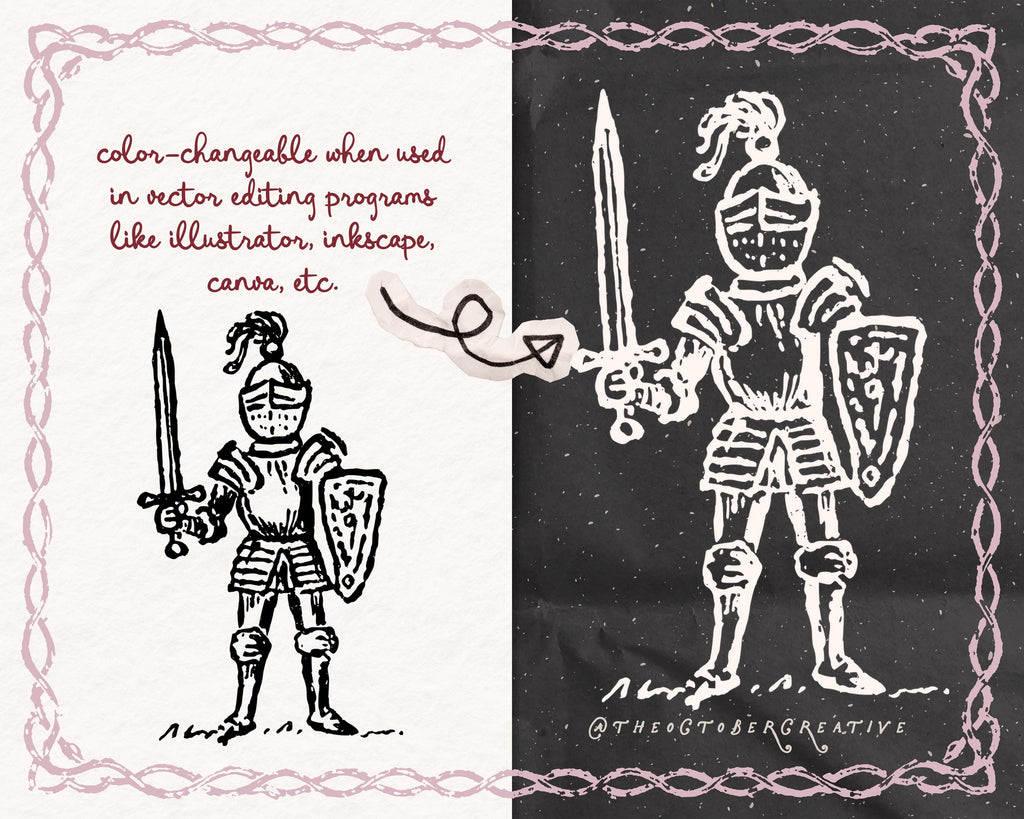 Dark Fairytale Doodle Pack, preview 2