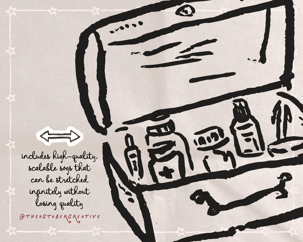 Apothecary Doodle Pack, preview 4