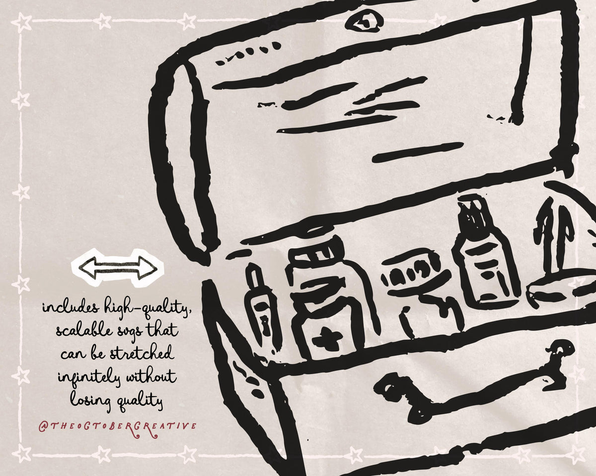 Apothecary Doodle Pack, preview 4