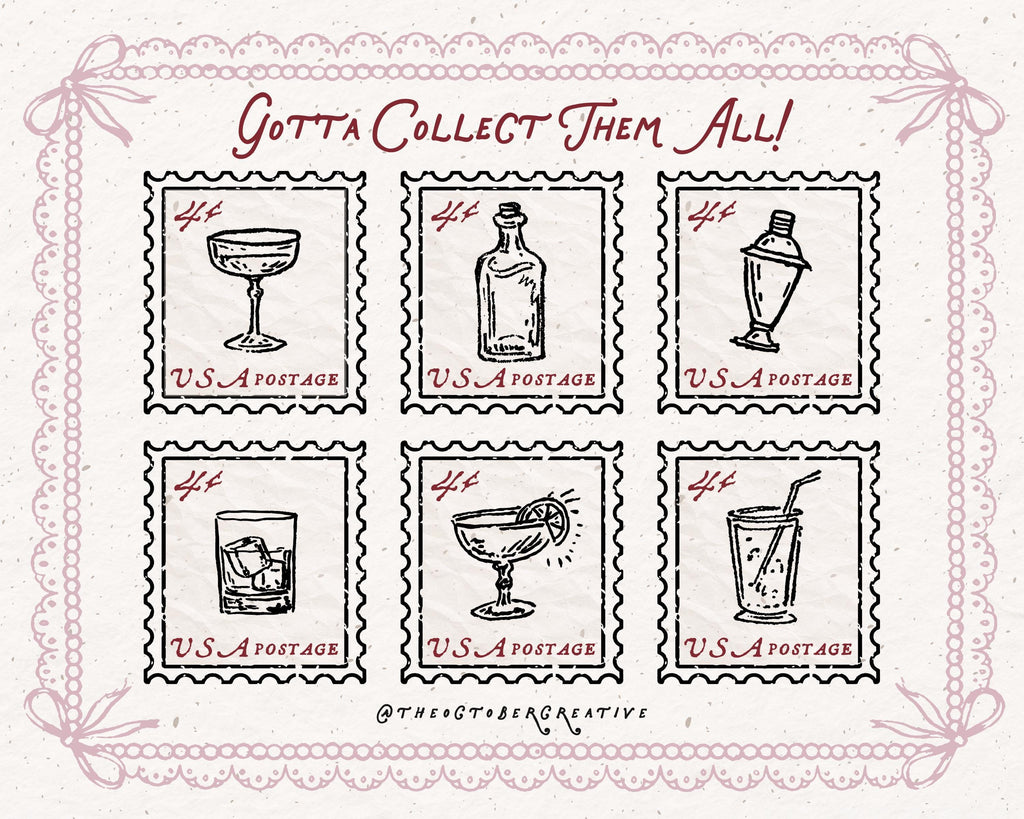 Cocktail Hour Doodle Pack, preview 7