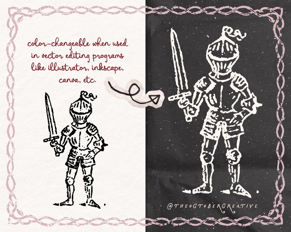 Heraldry Doodle Pack, preview 3