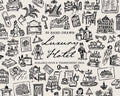 Luxury Hotel Doodle Pack, preview 1
